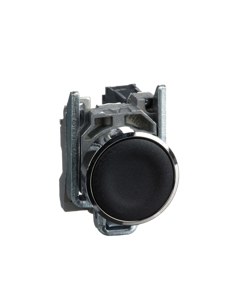 Harmony XB4 Przycisk płaski czarny, metalowy