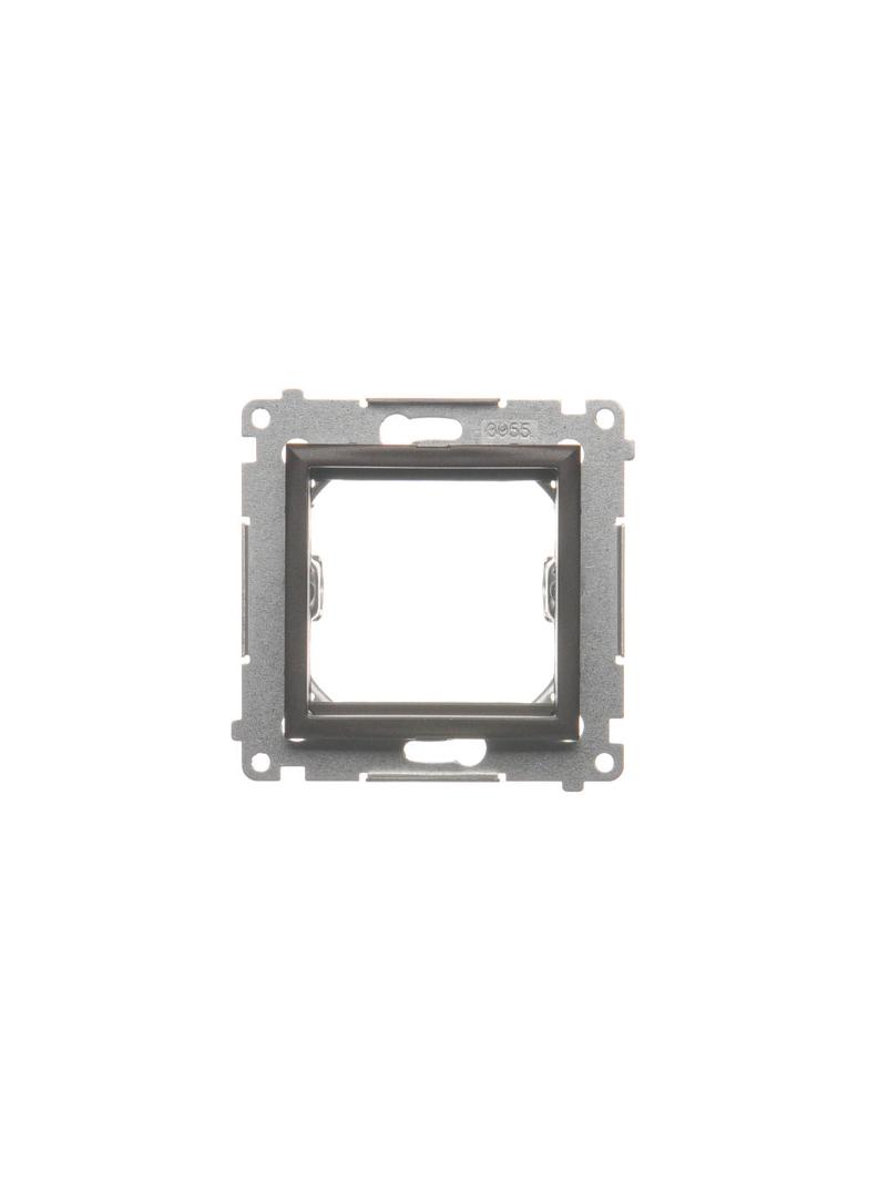 Simon 54 Adapter (przejściówka) na osprzęt standardu 45 × 45 mm brąz mat *Do gniazd teleinformatycznych Simon Connect DA45.01/46 KONTAKT