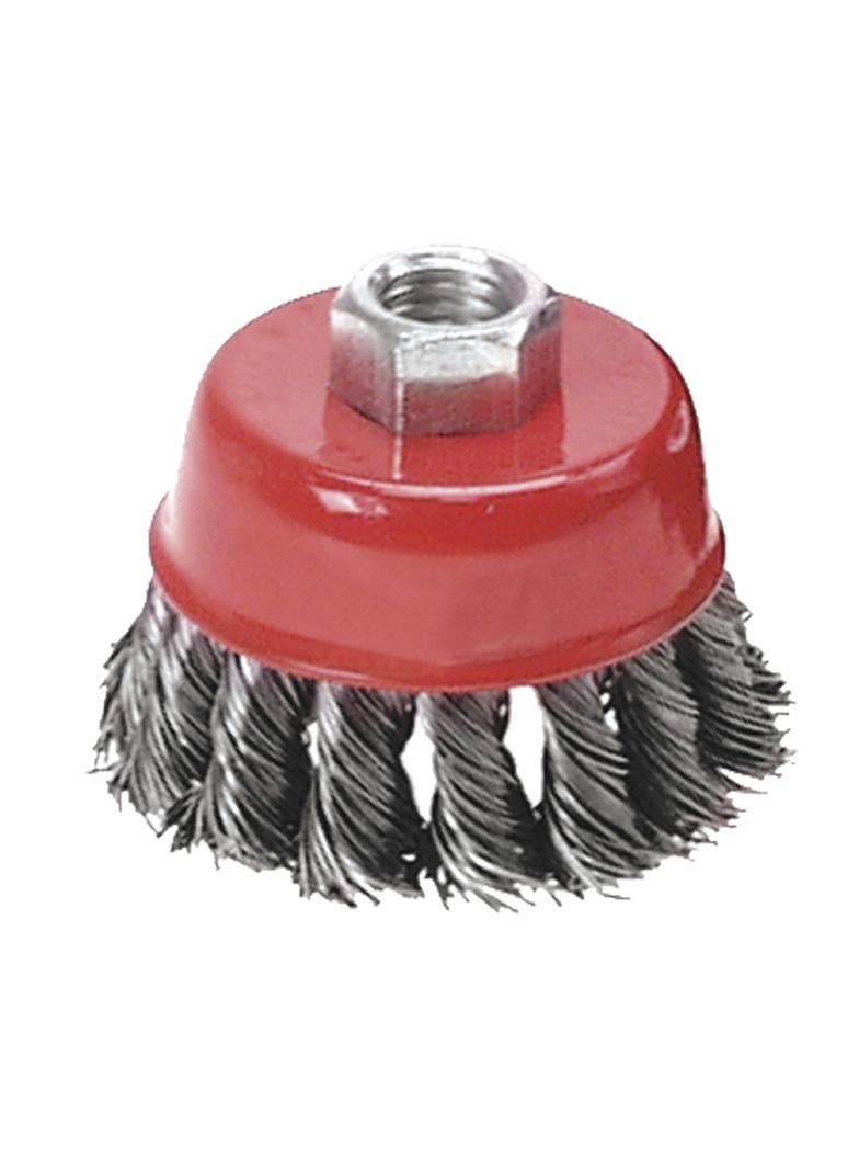 Szczotka druciana doczołowa wzmacniana 65 mm x M14