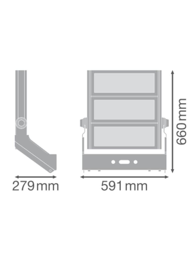Naświetlacz FLOOD MAX LUM 900W 757 ASYM 50x110 WAL