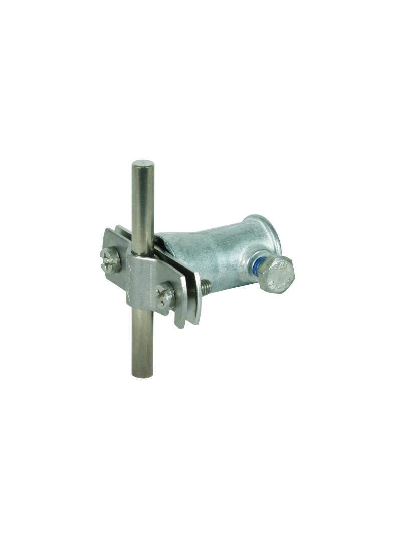 Wspornik do drutu 7-10 mm, do DEHNiso, z gniazdem, ze śrubą M8x30 mm