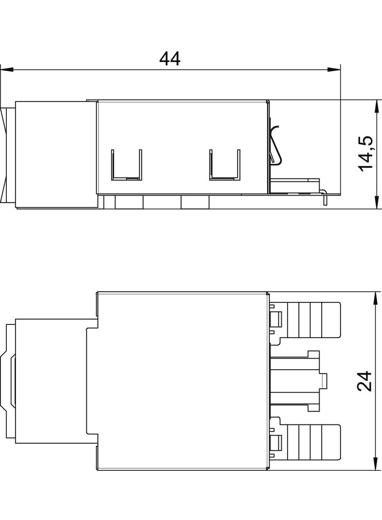 ASM C6 G, MODUŁ PRZYŁ.KAT.6 EKRANOWANY