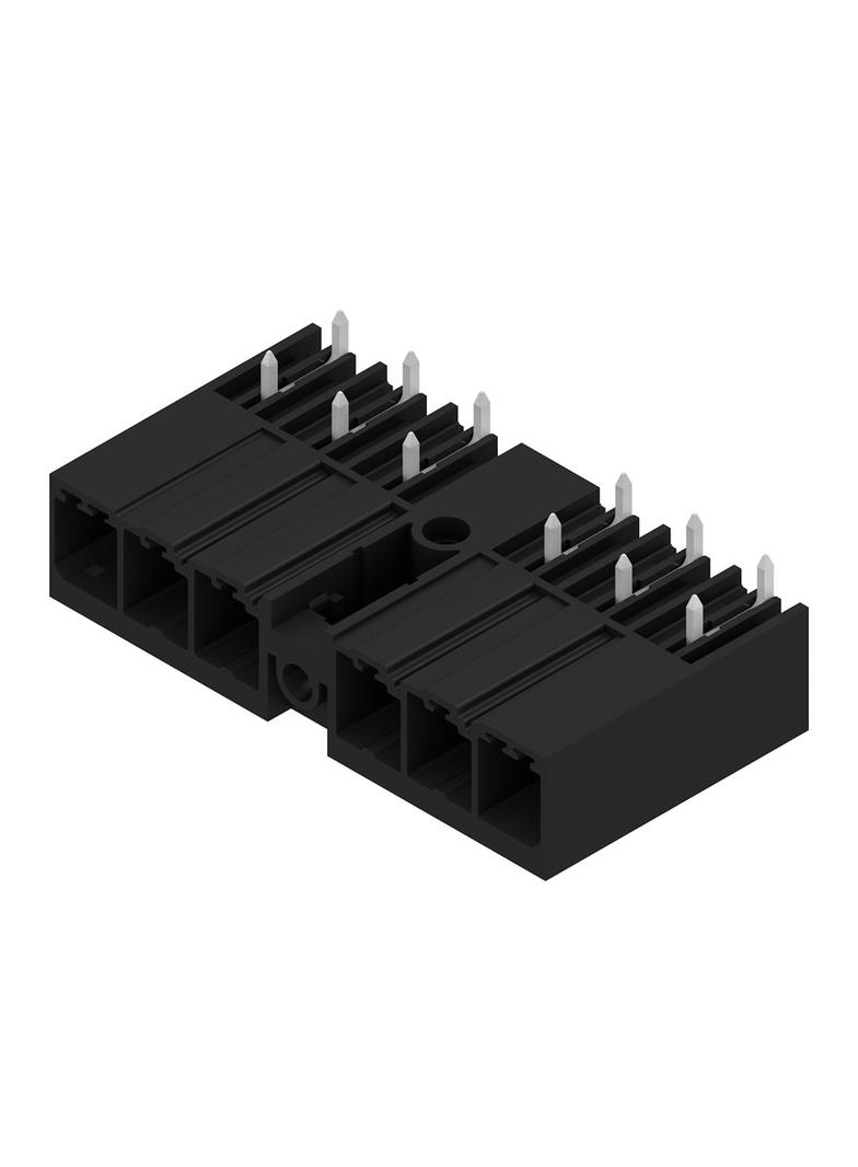 SV 7.62HP/06/270MF4 3.5SN BK BX Wtyki PCB (złącza płyty), 7.62 mm, Liczba biegunów: 6, kąt odejścia: 270° /30szt./ 1048740000 WEIDMÜLLER