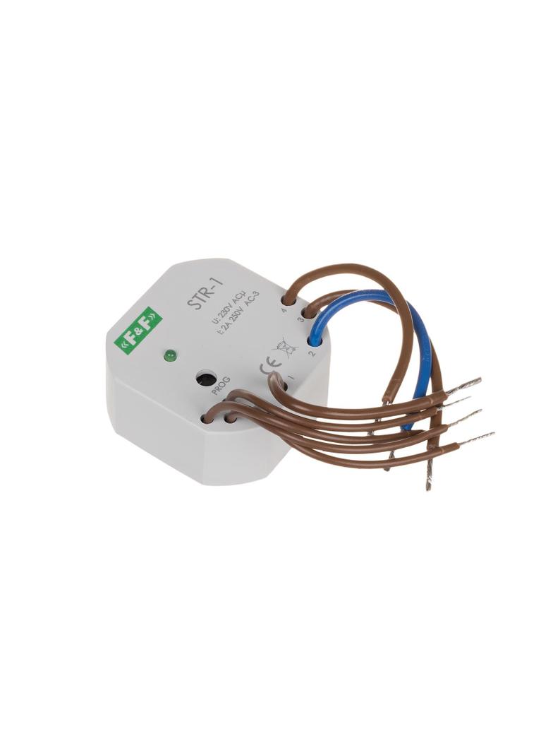 STEROWNIK ROLET, DWUPRZYCISKOWY; UN=230V AC, 8A, MONTAŻ W PUSZCE PODTYNKOWEJ ?60