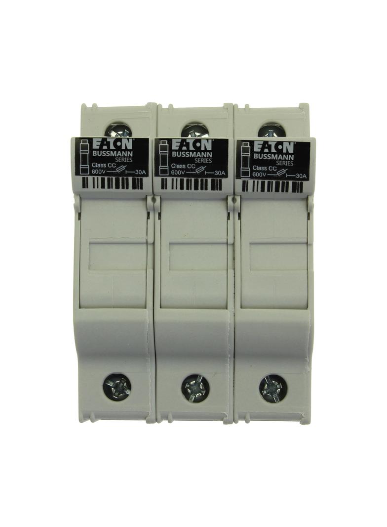 3Pole 30A 600V MFH For 10X38 Class CC Podstawa wkładki cylindrycznej 10x38 3P 32A 690VAC std. UL CHC