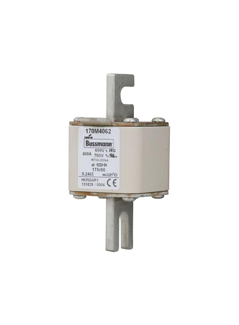 400A 690V 1TN/80 aR INDICATOR FUSE Wkładka szybka 400A AC 690V DIN 1 53x66x108 mm aR DIN 170M4062 EA