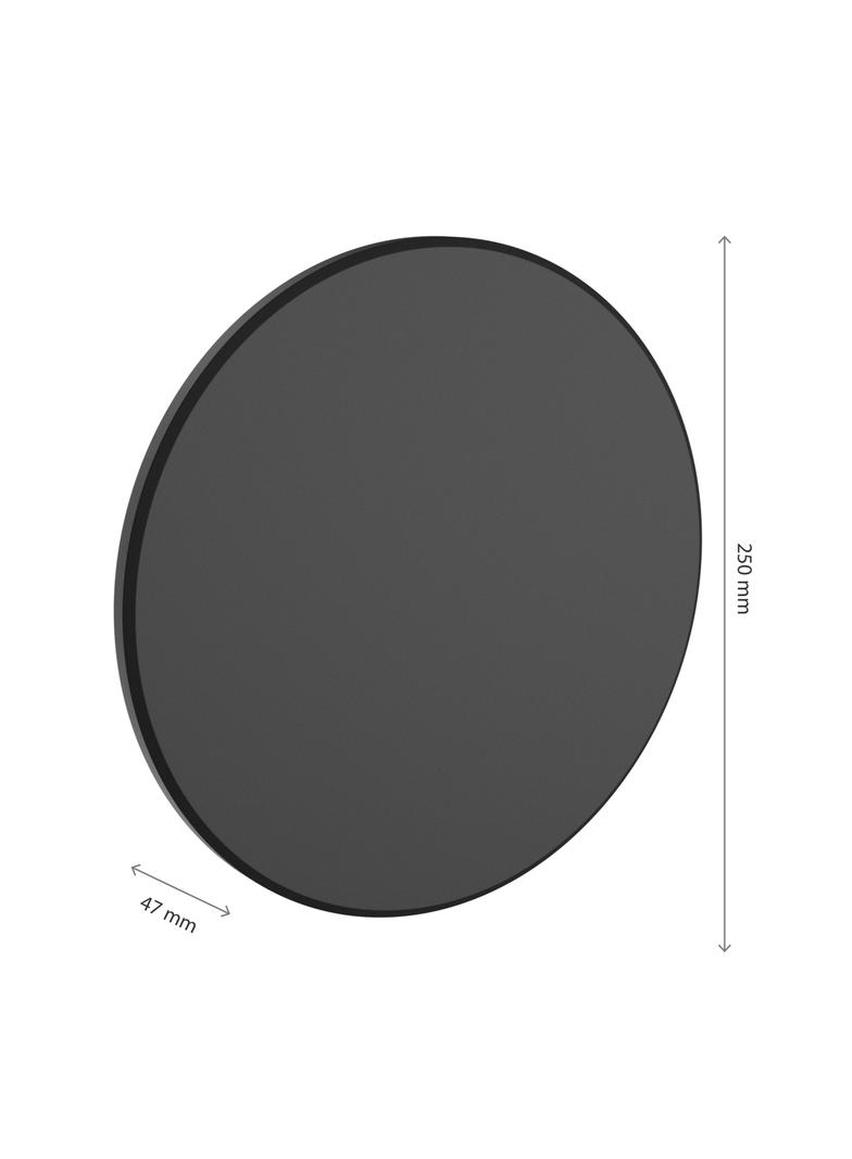 PIATTA 18W CCT 230V IP44 250x47MM CZARNY OKRĄGŁA ELEWACYJNA