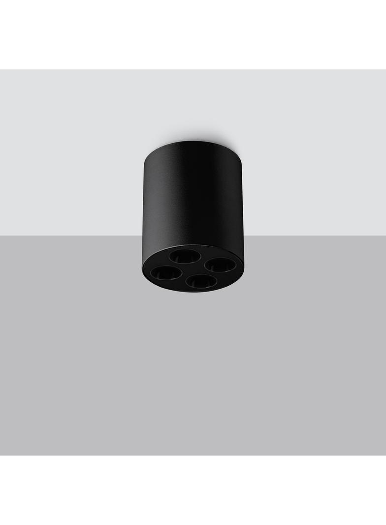 Sollux Plafon ZOE czarny LED SL.1210