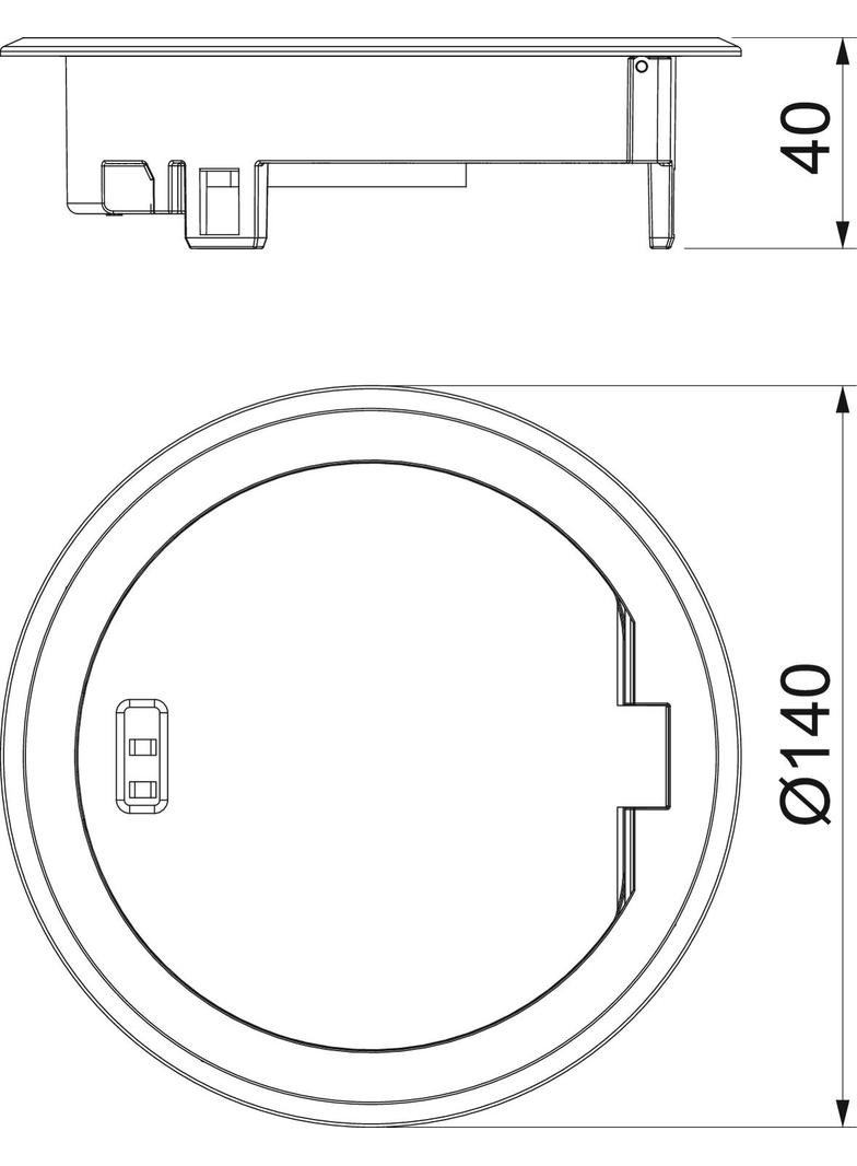 GES R2 CuZn, Kaseta zasilająca