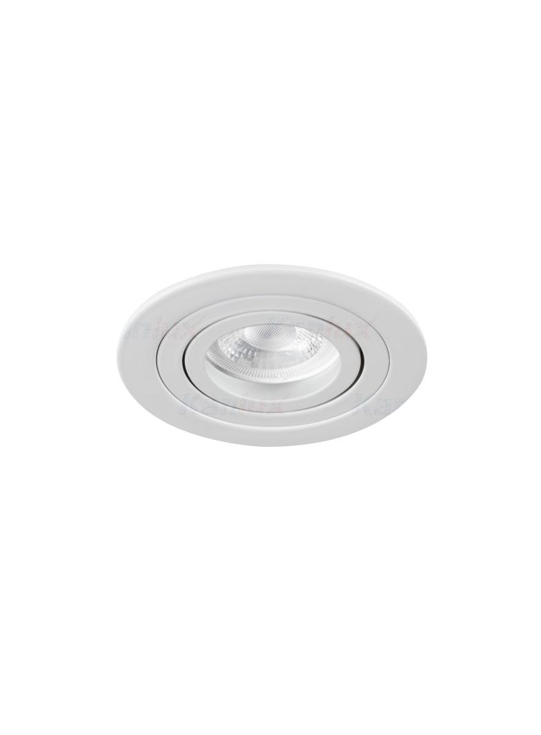 SEIDY CT-DTO50-W/M Oczko sufitowe SEIDY CT-DTO50-W/M okrągły stop aluminium kolor biały mat 1XGx5,3