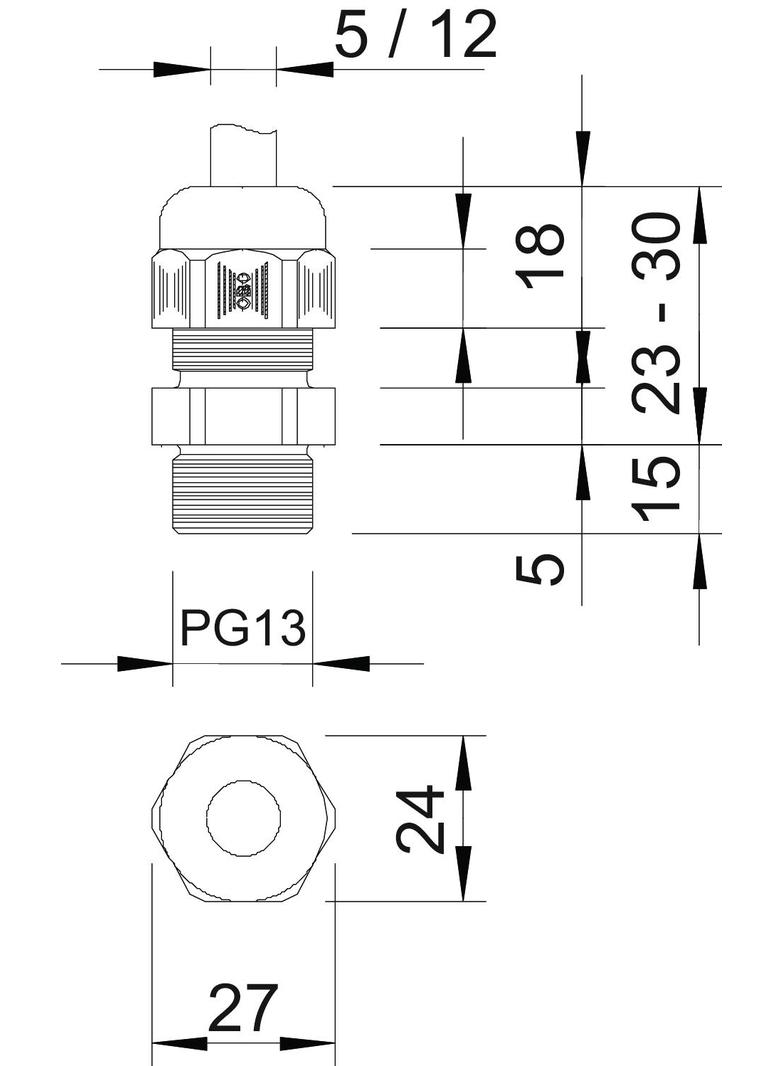 V-TEC/L, DŁAWIKI Z DŁ.GWINT.PG13,5 SR.S