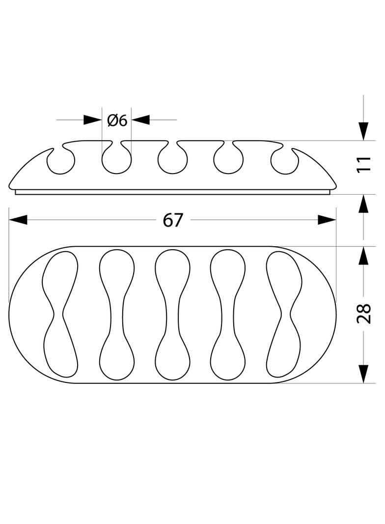 UKSO-Uchwyt kablowy samoprzylepny 37.5 OPATÓWEK