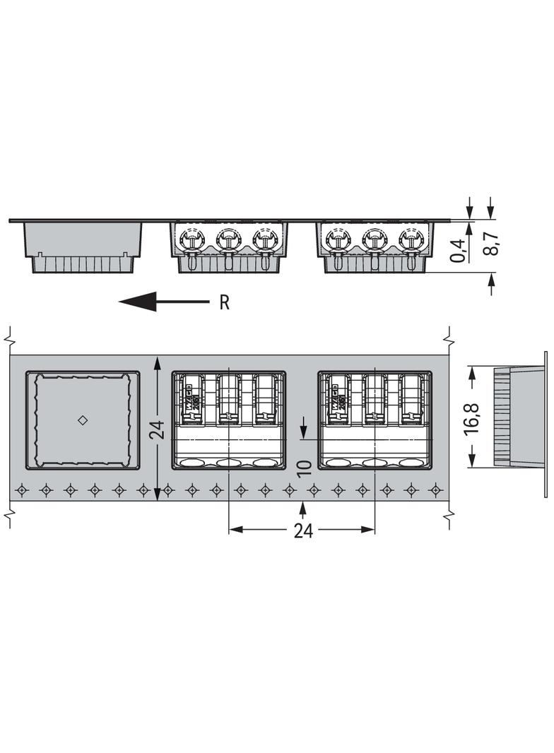 złączka THR do płytek drukowanych