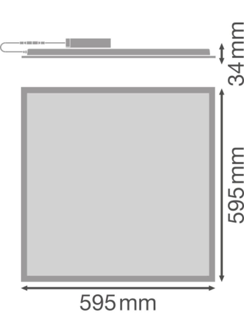 Oprawa PANEL COMPACT 600 V 33W 830