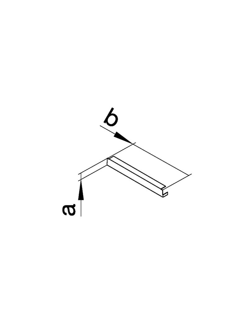 tehalit.UK Końcówka 340X38mm stal UKE340380 HAGER