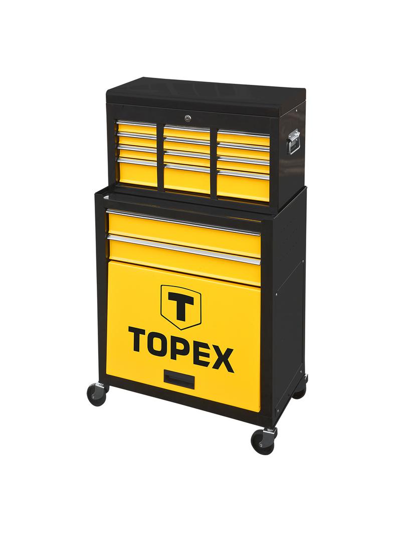 Szafka narzędziowa, 2 szuflady, duża półka, nadstawka