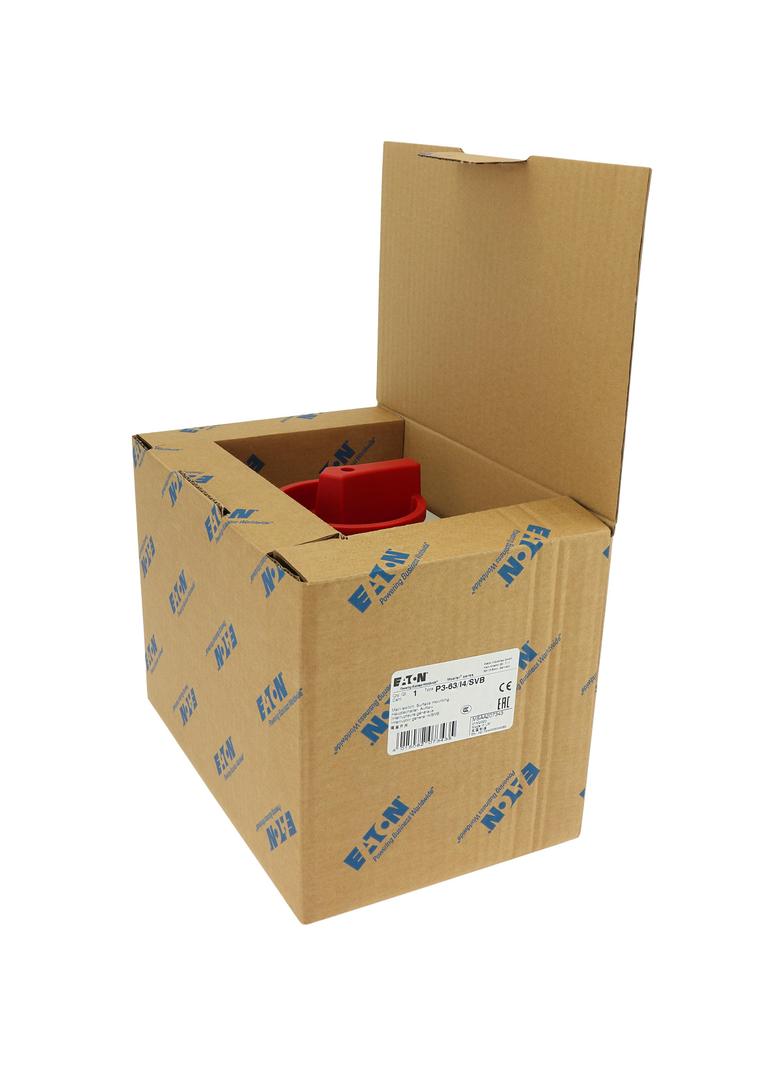 Łącznik krzywkowy 0-1 3P 63A w obudowie IP65 P3-63/I4/SVB 207343 EATON