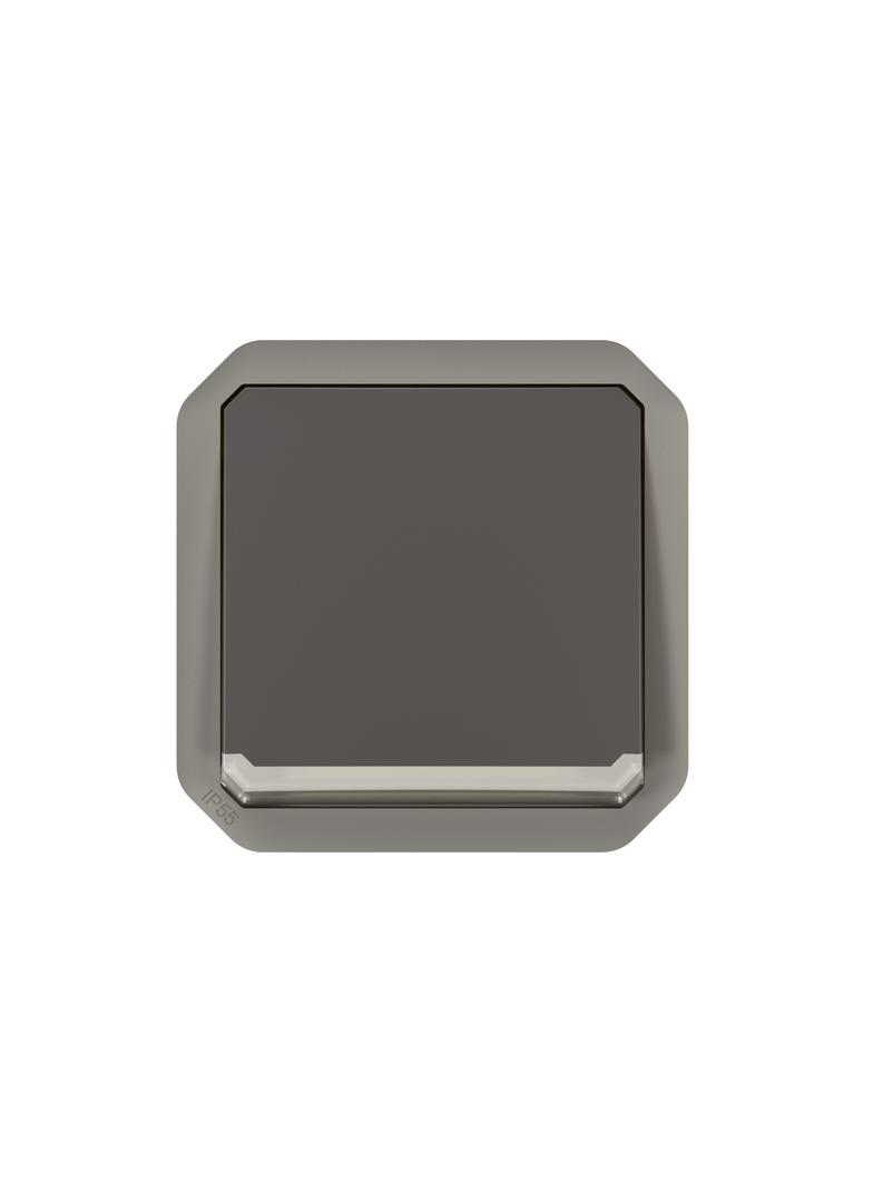 NOWE PLEXO - ŁĄCZNIK SCHODOWY ZE WSKAŹNIKIEM MECHANIZM 10AX - 250 V ANTRACYT 069802L LEGRAND