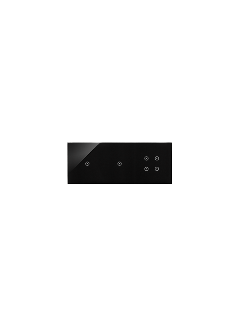 Simon 54 Touch Panel dotykowy S54 Touch 3 moduły 1 pole dotykowe + 1 pole dotykowe + 4 pola dotykowe zastygła lawa DSTR3114/73 KONTAKT