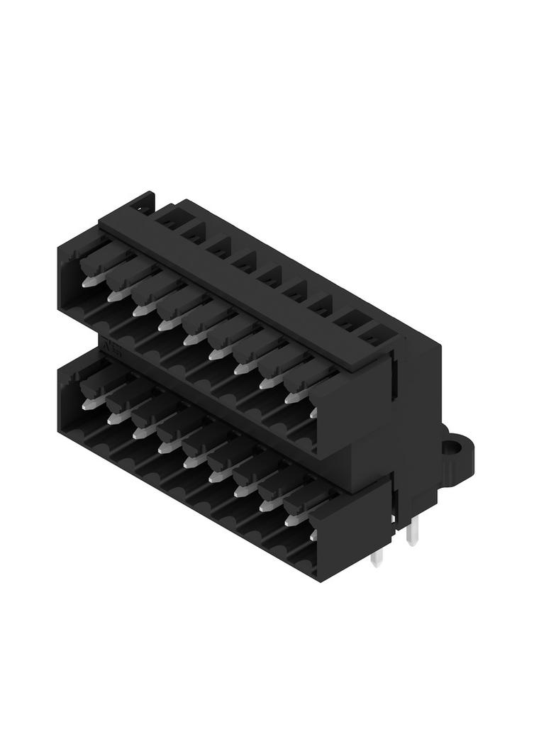SLD 3.50/20/90G 4.5SN BK BX Wtyki PCB (złącza płyty), 3.50 mm, Liczba biegunów: 20, kąt odejścia: 90° /20szt./ 1634350000 WEIDMÜLLER