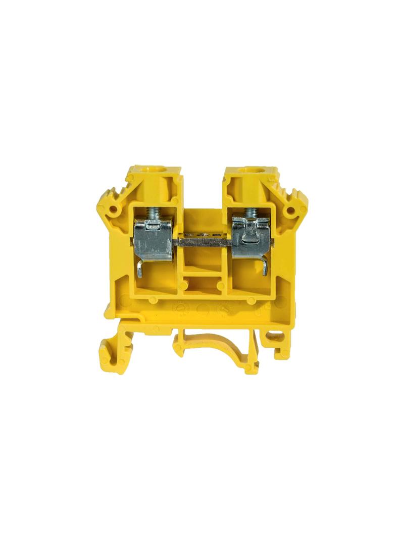 Złączka szynowa 2‑przewodowa 6mm2 żółta NOWA ZSG 1‑6.0Nz 11421314 SIMET