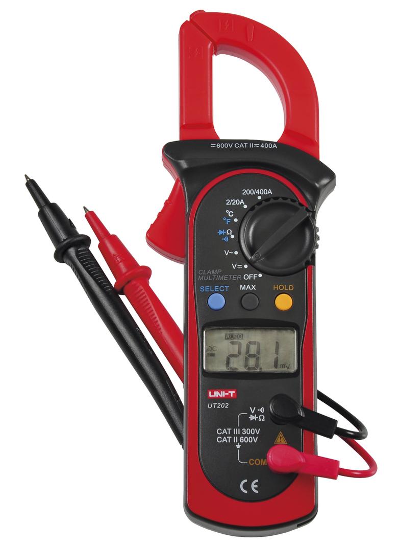 Miernik cęgowy UT202