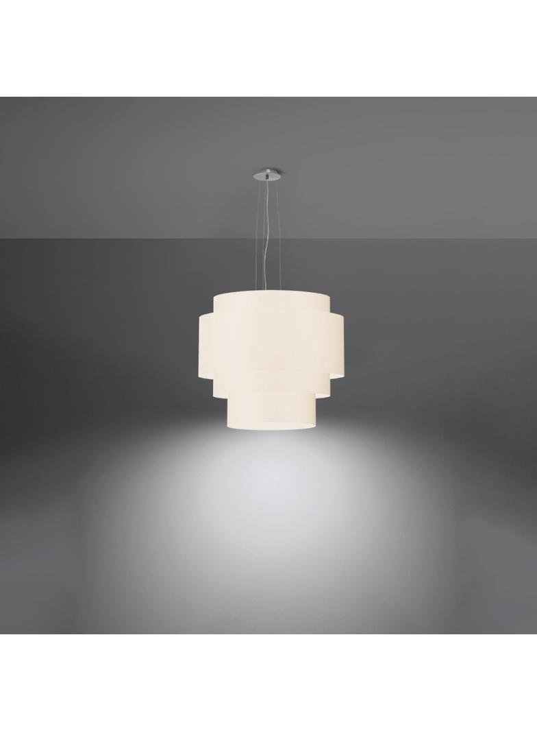 Sollux Żyrandol REFLEXION 50 biały SL.0831