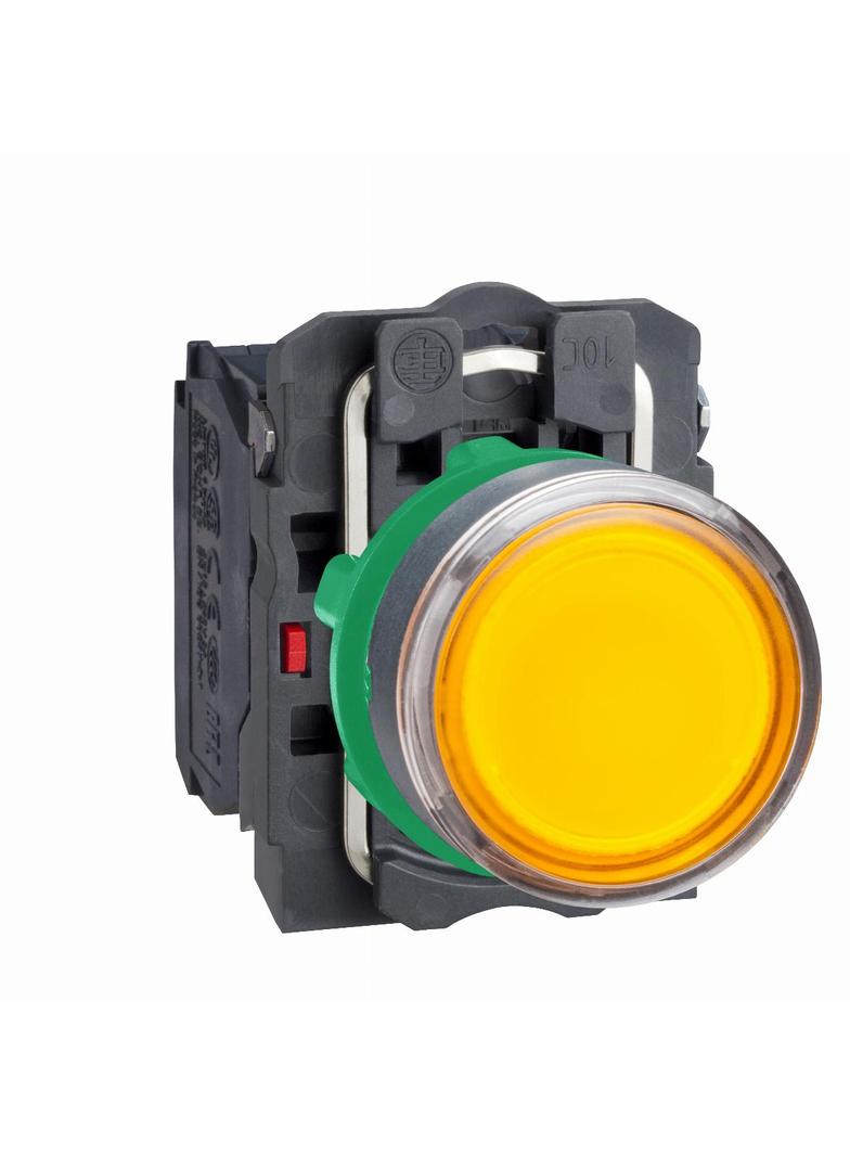 Harmony XB5 Przycisk płaski pomarańczowy bez żarówki, 250V