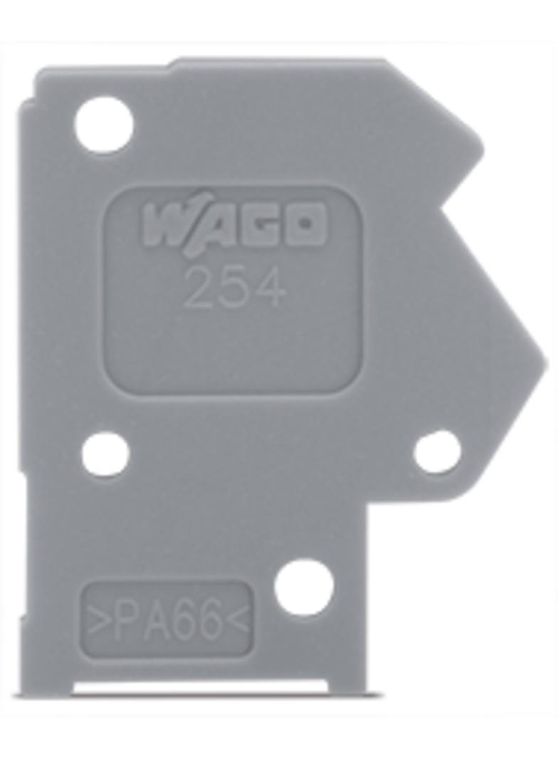 ścianka końcowa niebieska