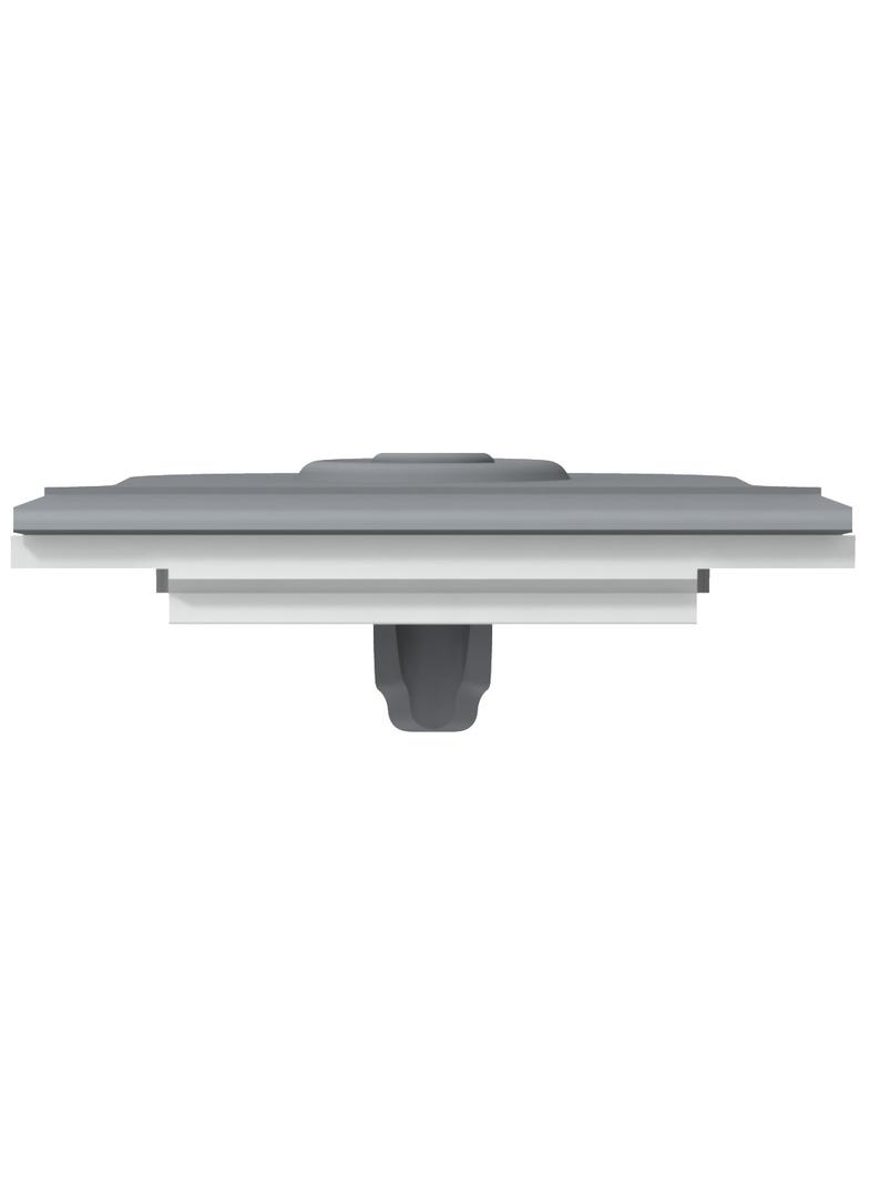 Plexo55 Membrana 1 Wyjście Śr. 25Mm Szara 069596 LEGRAND