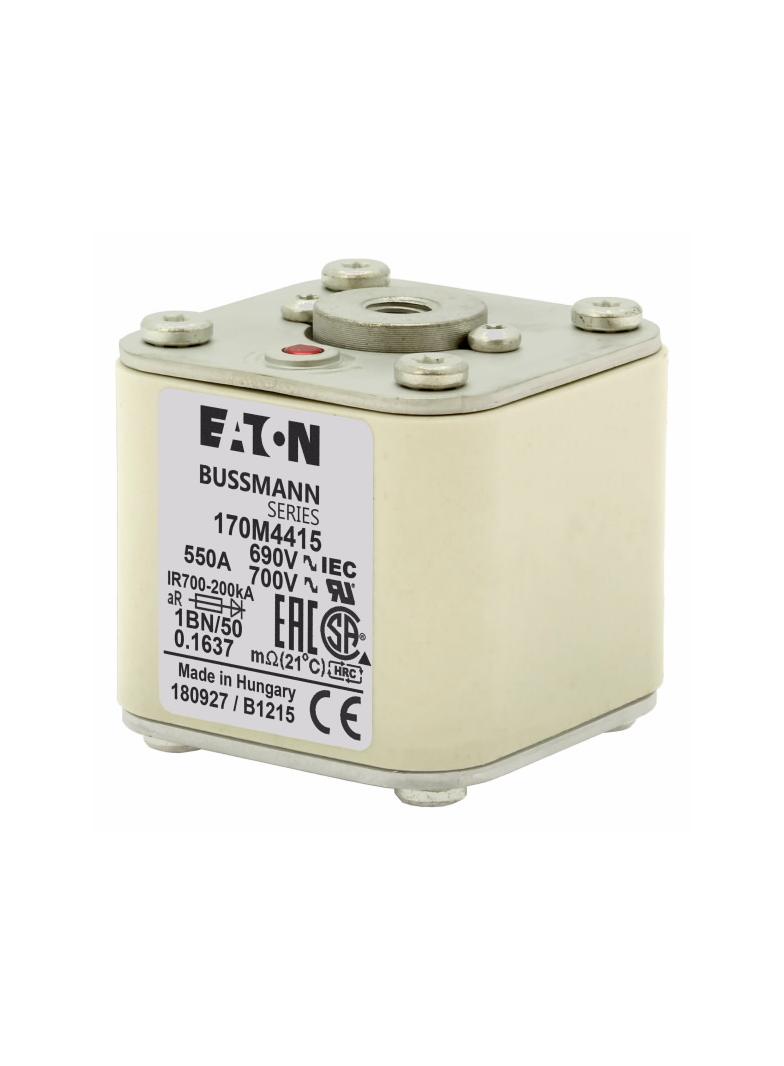 FUSE 550A 690V 1BN/50 AR UC Wkładka szybka 550A AC 690V rozmiar 1 53x69x51 mm aR IEC UL w 170M4415 E