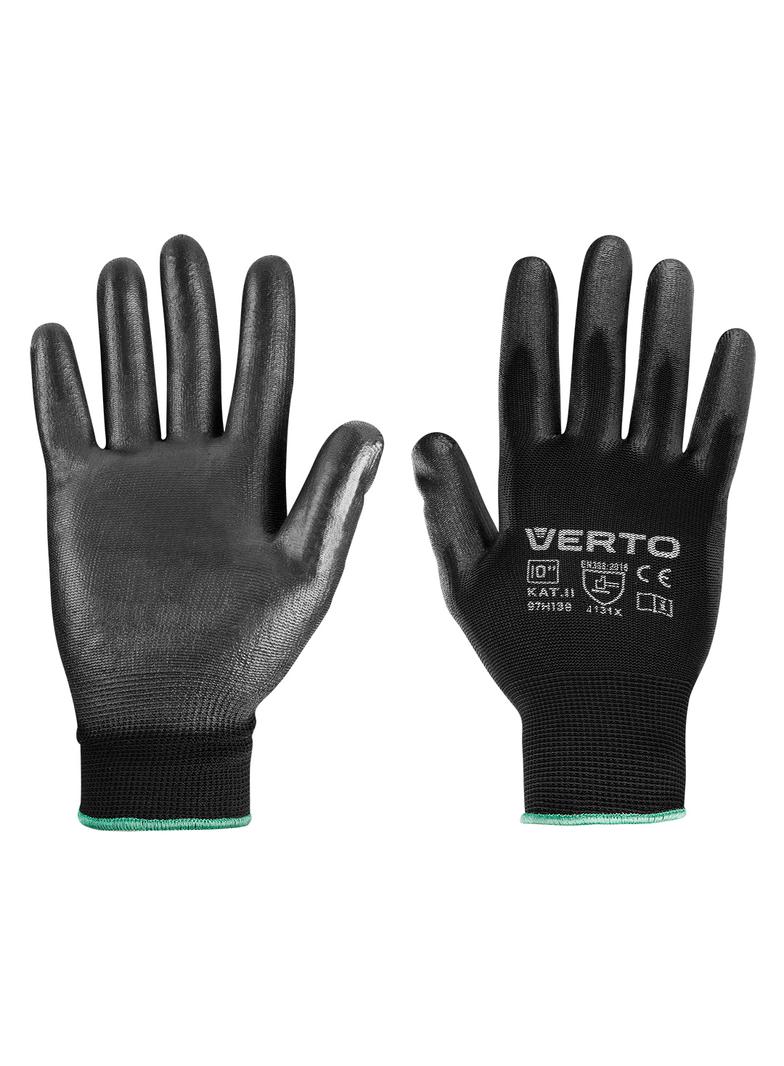 Rękawice ogrodowe pokryte PU, rozmiar 10"