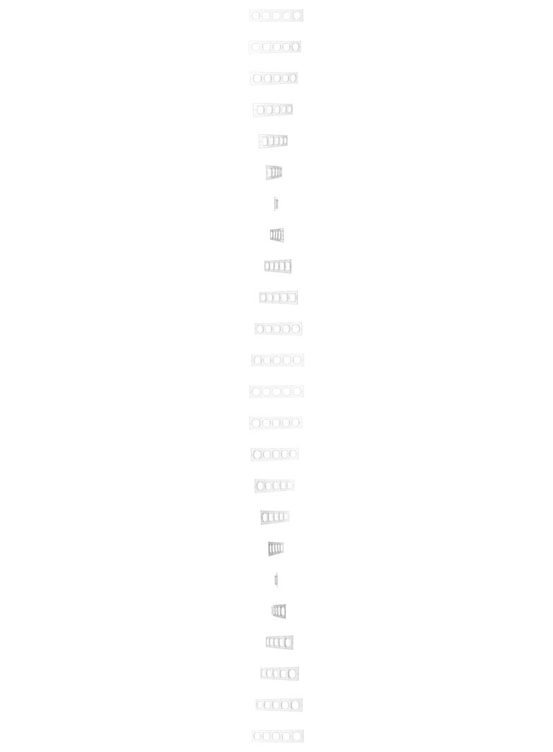 Simon Basic Neos Zestaw uszczelek do ramki 5-krotnej NEOS *Bryzgoszczelność IP44 tylko z gniazdami w