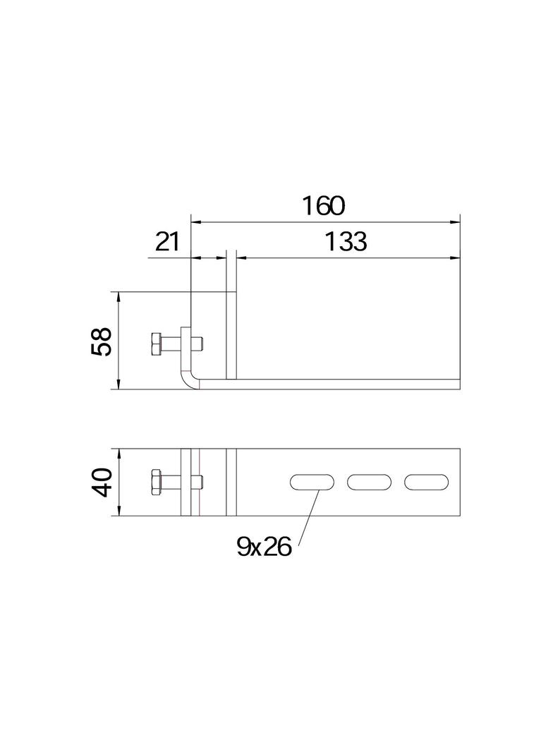 KLEMA MOCUJ.BFK166X40X58 MW21 VA