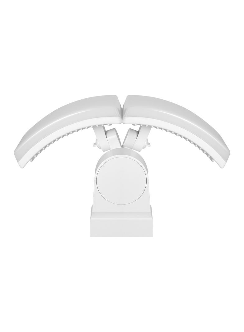 TOS DUO LED 2x20W podwójny naświetlacz ogrodowy, 2x1600lm IP65 4000K neutralna biel biały AD-NL-6603WL4 ORNO