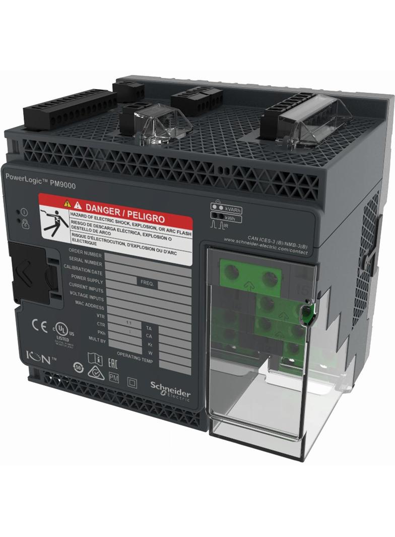 PowerLogic analizator jakości zasilania ION9000, Std CVM i PSU, bez wyświetl.