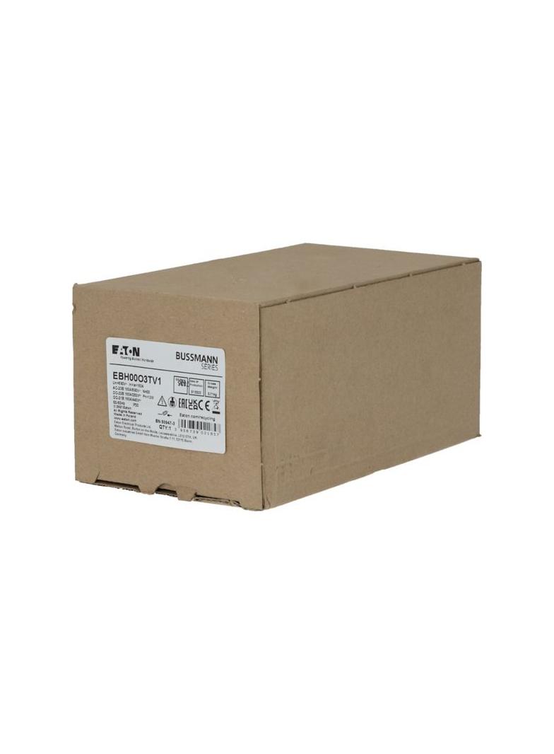 EBH00O3TV1 Rozłącznik bezpiecznikowy poziomy 160A AC 690V NH00 AC23B 3P IEC zaciski V EBH00O3TV1 EAT