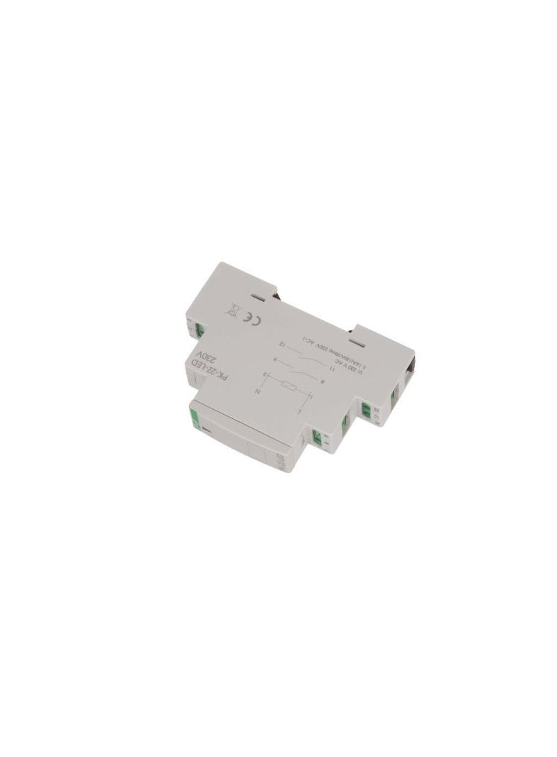 Przekaźnik elektromagnetyczny PK-1P 230 V styk2 x Z 16 A Inrush 120A/20ms PK-2Z-LED-230V F&F