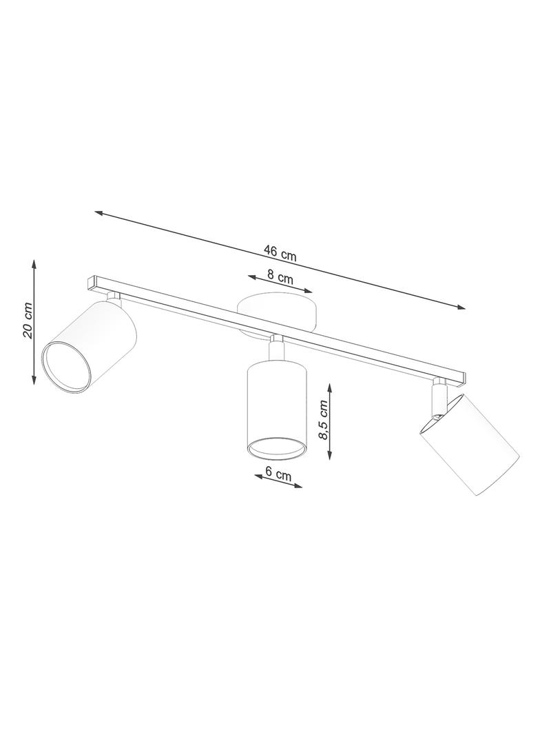 Sollux Plafon LEMMI 3 czarny SL.1128