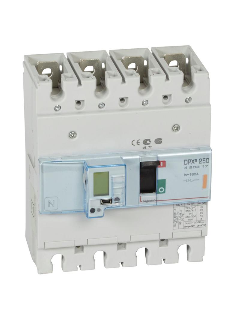 Wyłącznik DPX3 250 El 4P 160A 25Ka 420317 LEGRAND