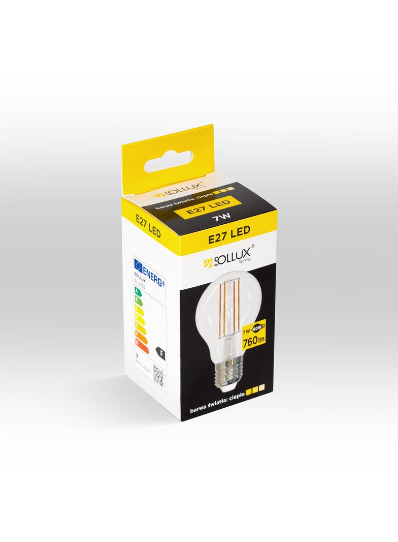 Sollux Żarówka LED E27 3000K 7W 760lm SL.1208