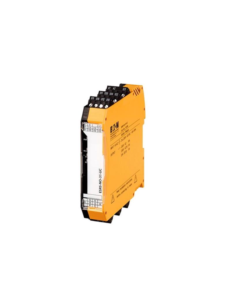 ESR5-NO-31-UC Przekaźnik bezpieczeństwa ESR5 24VAC/DC - 230VAC /DC 50/60 Hz 191796 EATON