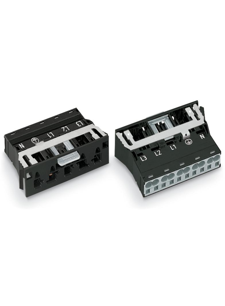 WINSTA wtyk 5-torowy SnapIn czarny ze stykiem PE