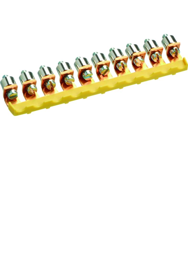Mostek równoległy 10-polowy do zacisków 16mm2 KWJ10B10 HAGER