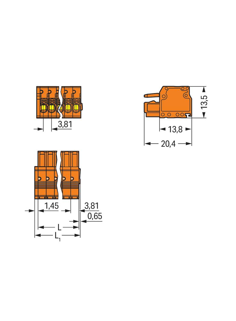 1-przewodowe gniazdo