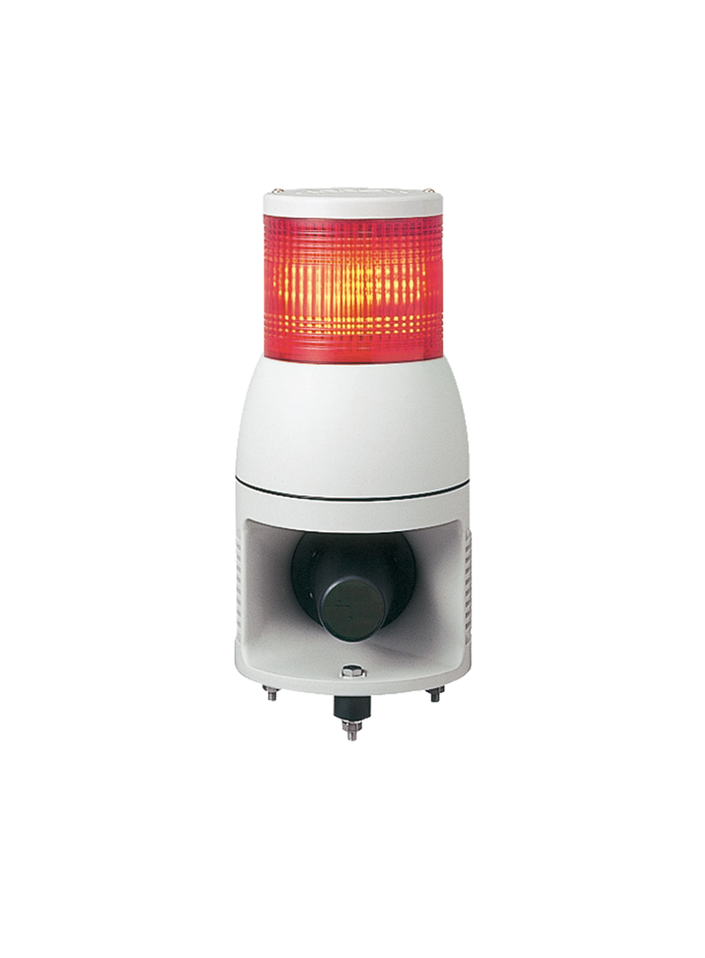 Harmony XVC Kolumna świetlna 100mm 24 V syrena stała/migający LED czerwona XVC1B1HK Schneider