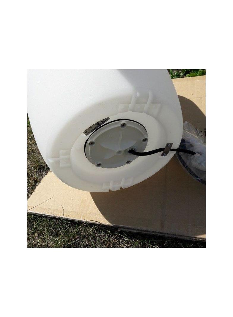 Nowodvorski lampa stojąca zewnętrzna (świecąca donica) Flowerpot S E27 biała 41cm 9711