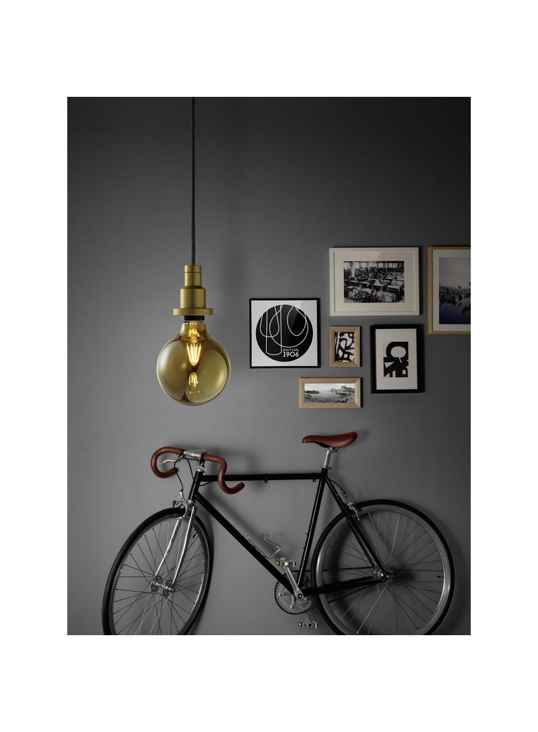 Lampa LED Vintage 1906 dim CL GLOBE125 Filament szkło przezroczyste GOLD 55 dim 7W 825 E27