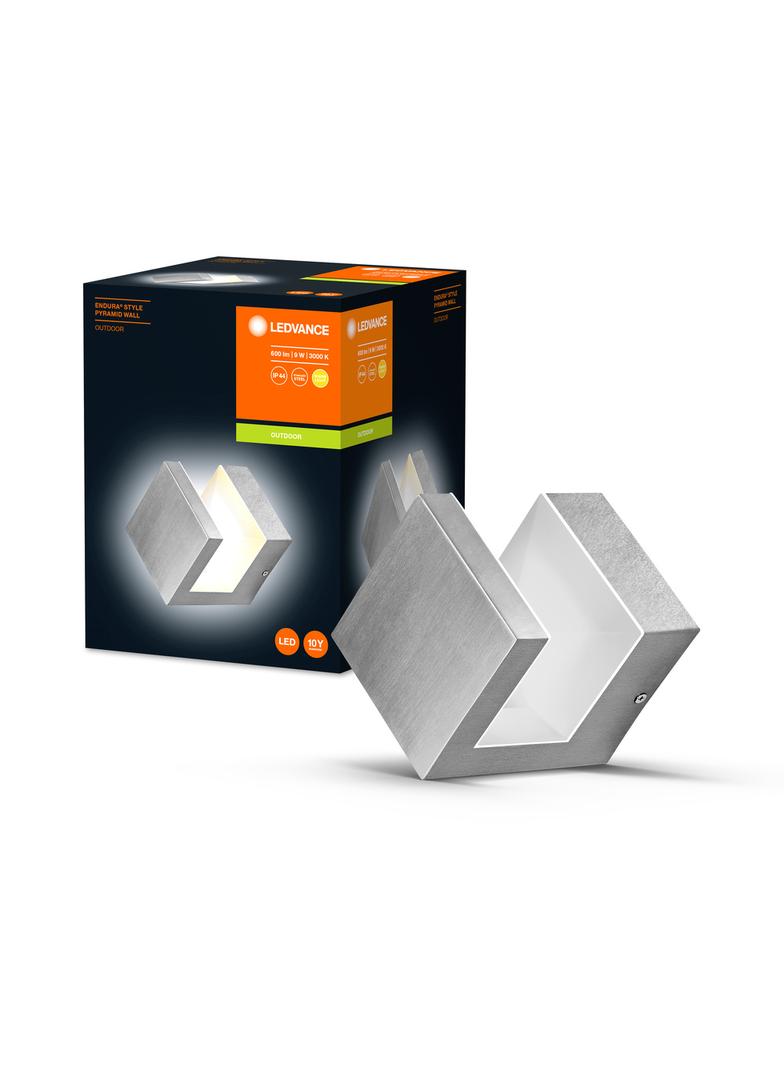 ENDURA STYLE PYRAMID WALL 9W ST LEDV Oprawa zewnętrzna