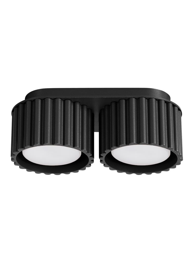 SOLLUX Plafon AURA 2 czarny Gx53 ; SL.1788